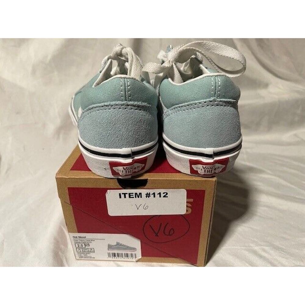 VANS Youth Skater Shoes Sneakers Youth Kids 2 Old Skool Skateboard Athletic NEW - Picture 2 of 11